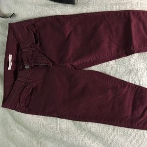 Levi's Burgundy 710 Super Skinny